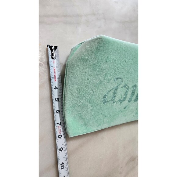 NWT Authentic Juicy Couture Travel Cosmetic Bag Women's Green Bag with Bottle - Picture 4 of 11